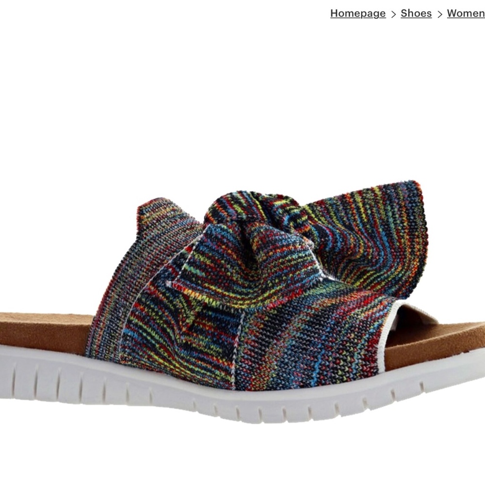 Bernie Mev Women's Freesia Slide Sandal - Rainbow